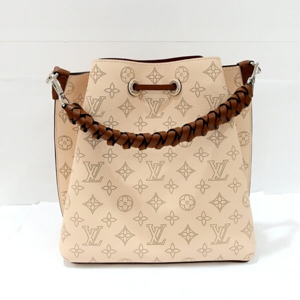 s2407 06 505133ha 02 Louis Vuitton Mahina Mulia 2WAY Bag Handbag Crème