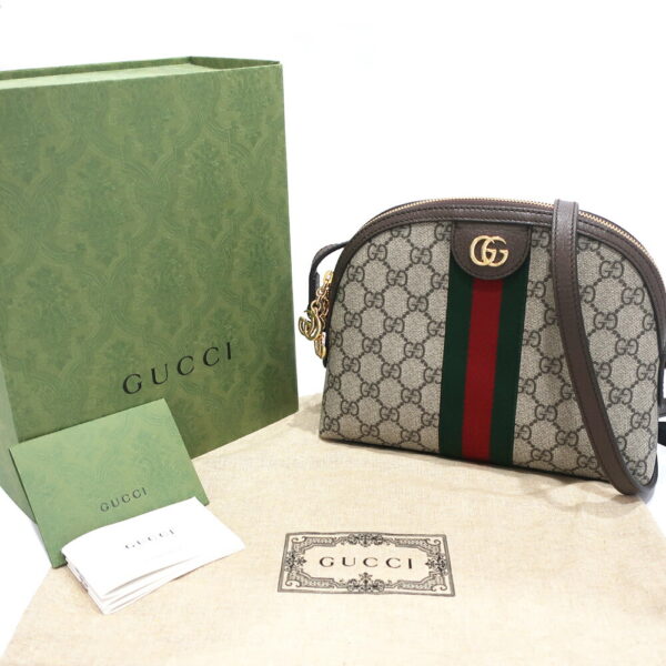 s2408 06 506004ko 09 Gucci Ophidia GG Shoulder Bag Beige Brown