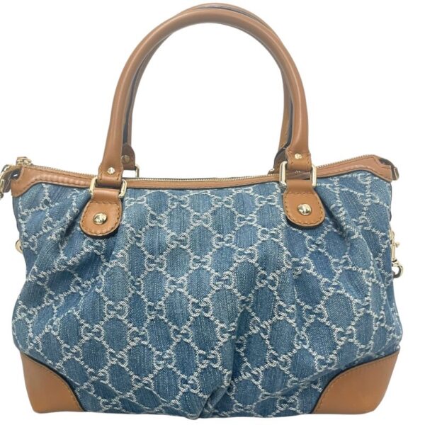 s 3383351 0 Gucci Sookie Diamante Handbag Denim Blue