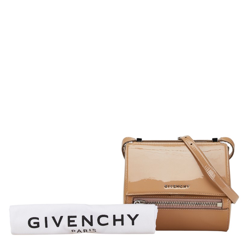 Givenchy Pandora Box Mini Shoulder Bag Enamel Beige - Image 7