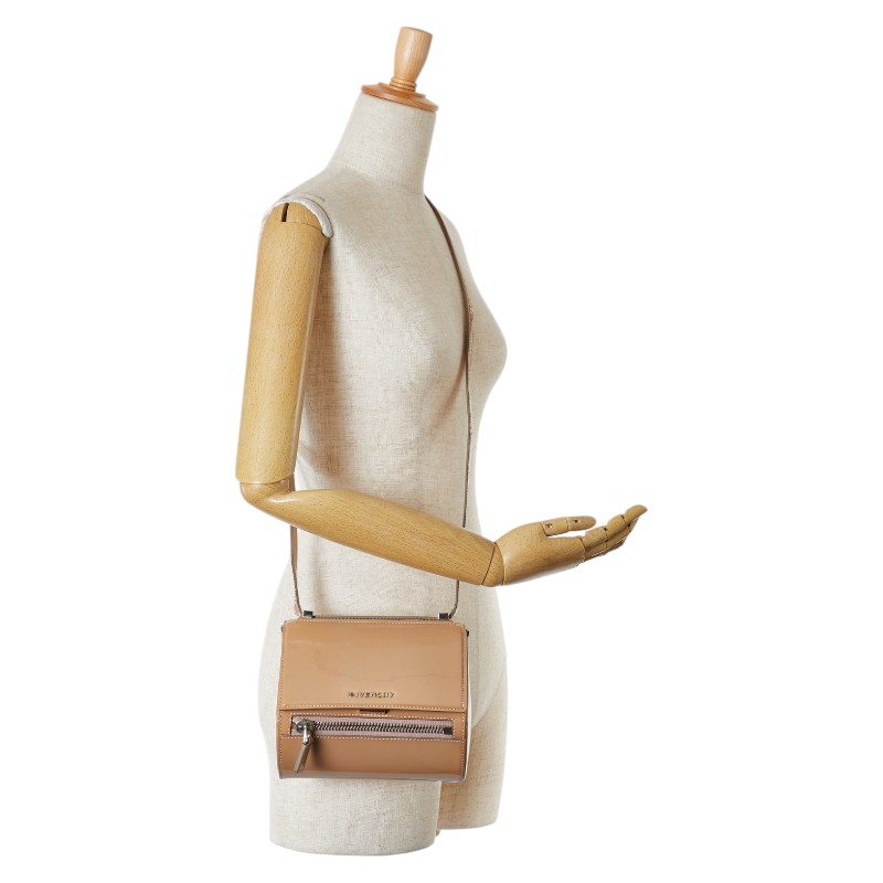 Givenchy Pandora Box Mini Shoulder Bag Enamel Beige - Image 8