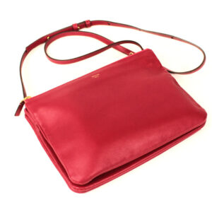 Celine Trio Large Crossbody Bag Fuchsia
