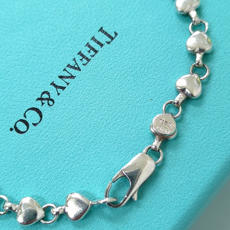 Tiffany Puff Heart Bracelet Silver - Image 6
