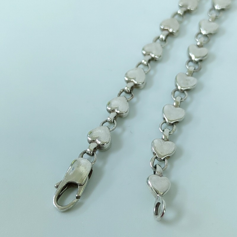 Tiffany Puff Heart Bracelet Silver - Image 11