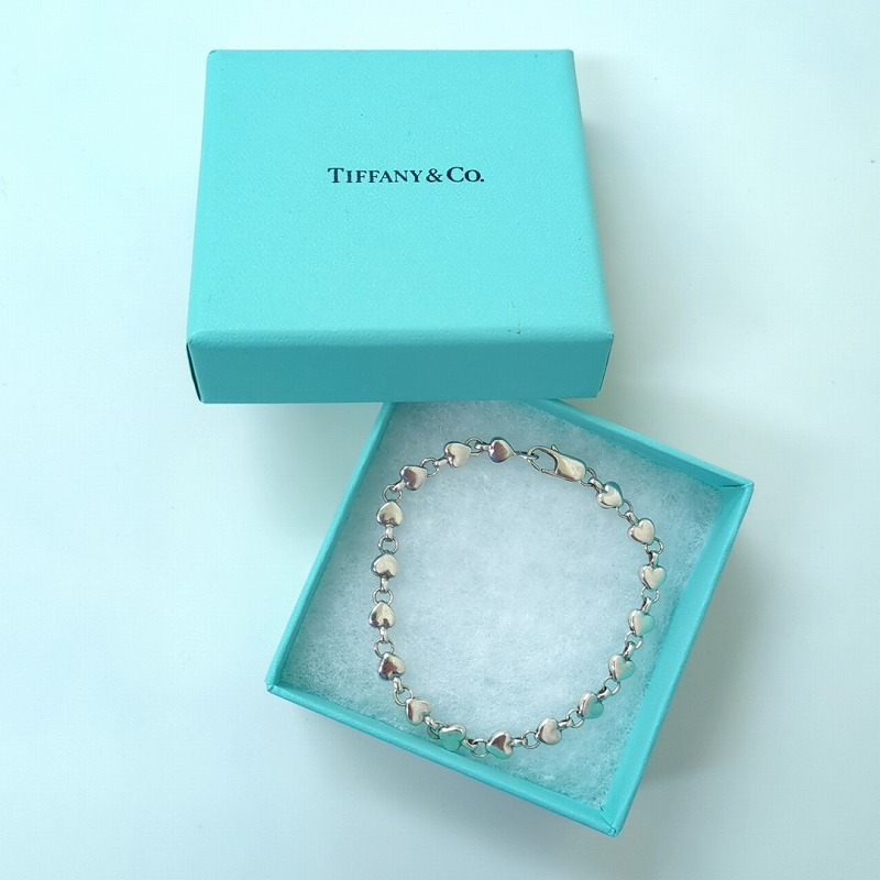 Tiffany Puff Heart Bracelet Silver - Image 16