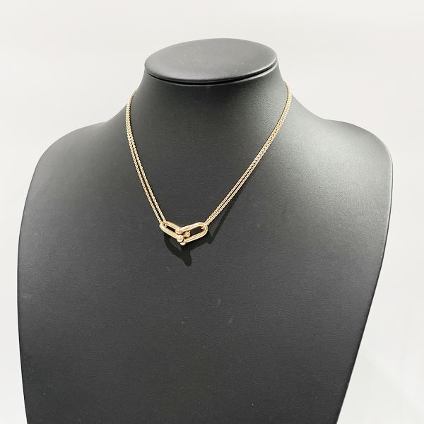 Tiffany Hardware Double Link Necklace Pink Gold - Image 9