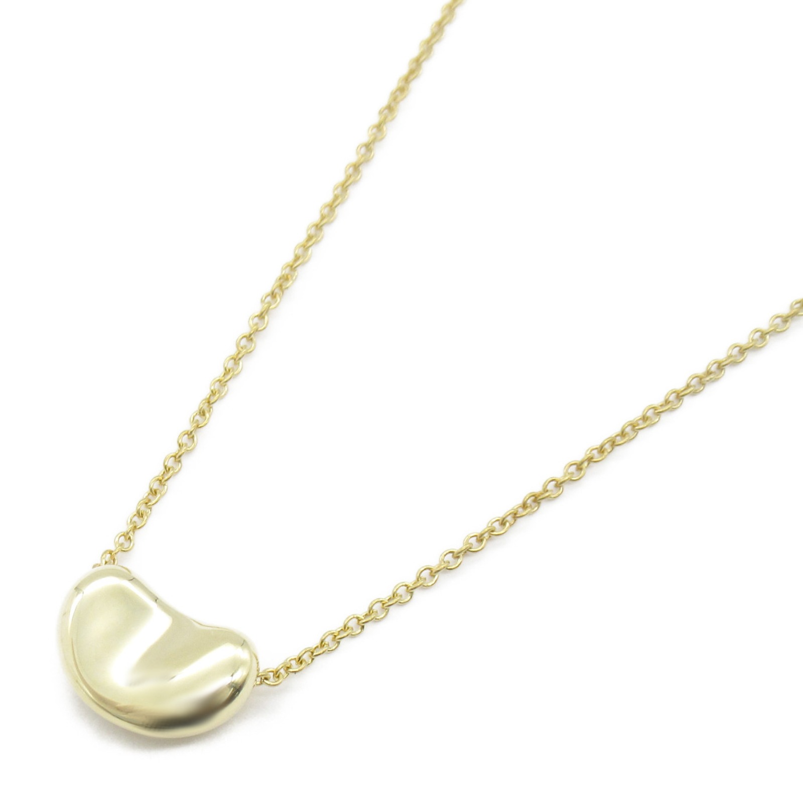 Tiffany Bean Necklace Yellow Gold Gold Series