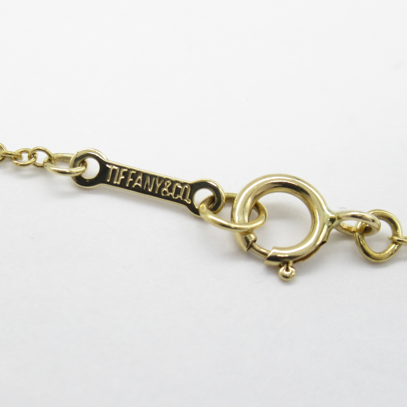 Tiffany Bean Necklace Yellow Gold Gold Series - Image 4