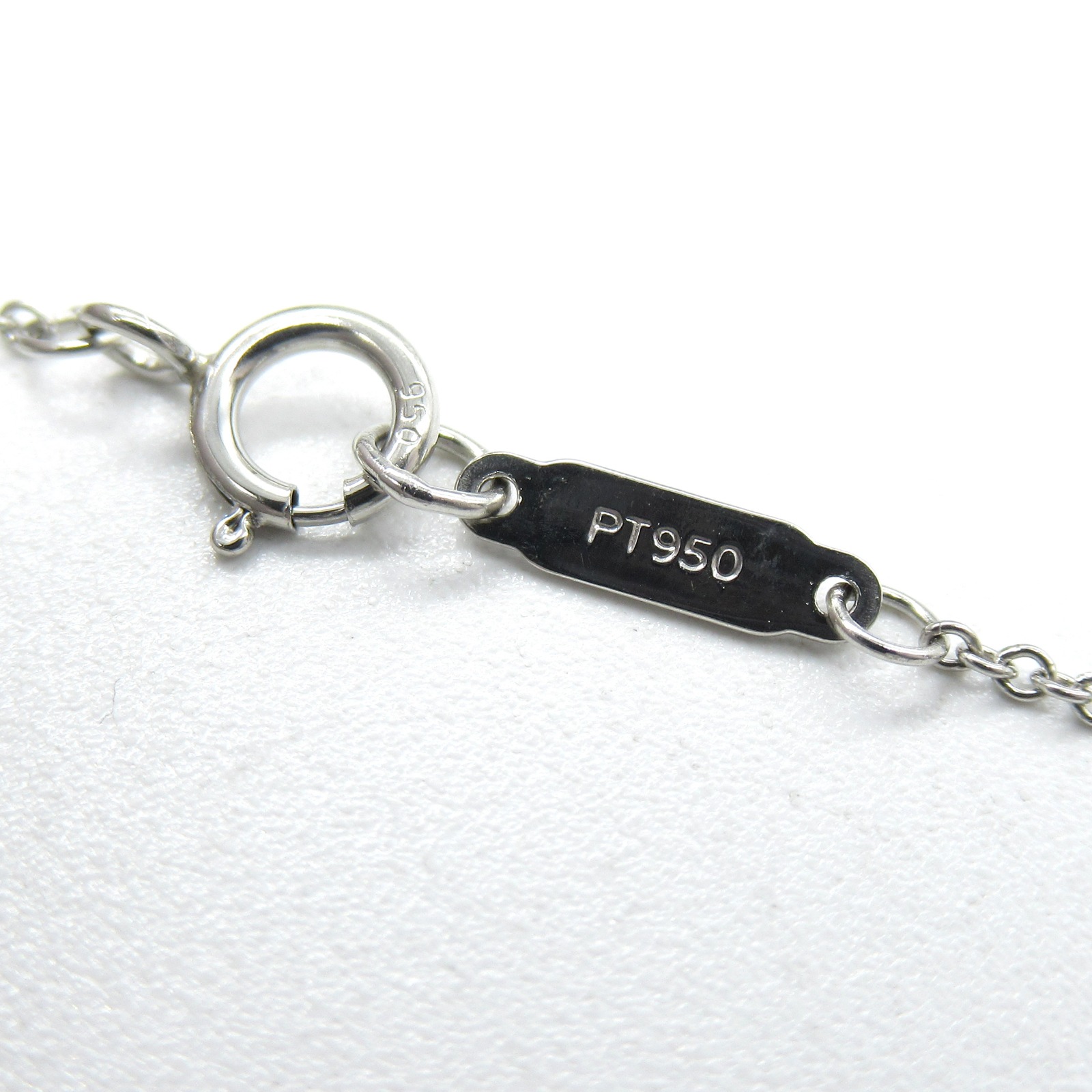 Tiffany Garden Flower Diamond Necklace Pt950 Platinum Clear - Image 5