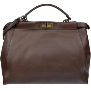 Fendi Peekaboo Handbag Maron