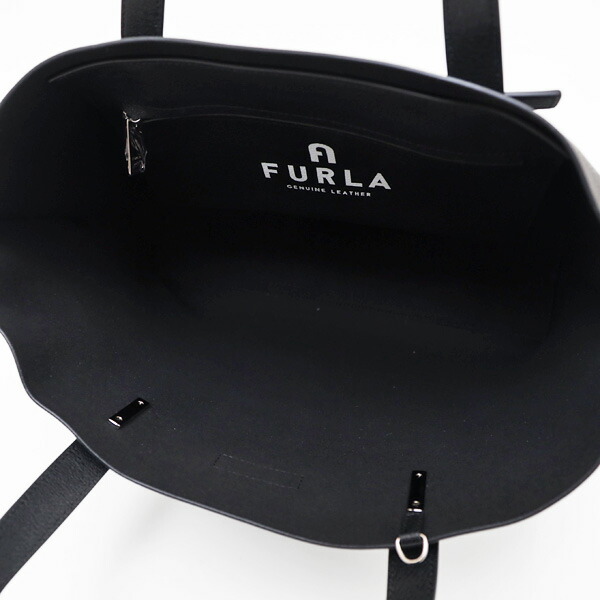 Furla Giove L Leather Tote Bag Black - Image 10