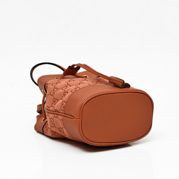 Gucci GG Canvas Mini Bucket Bag Pink - Image 5