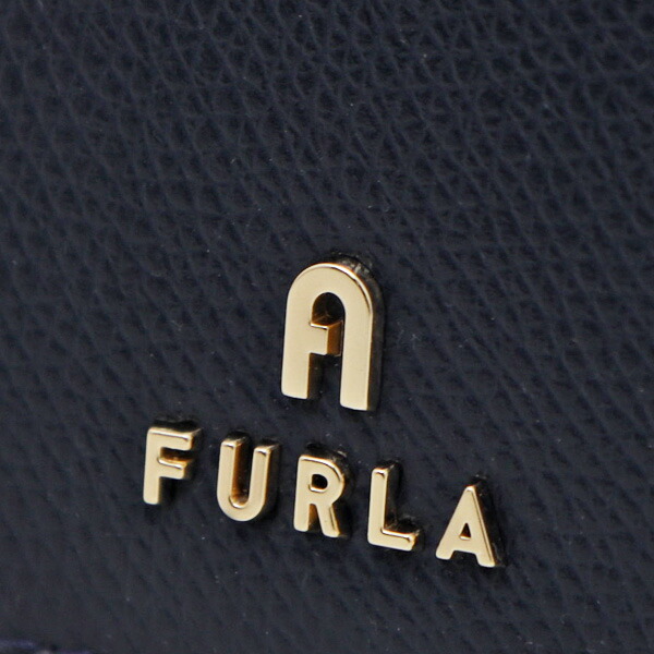 Furla Leather ID Holder Blue - Image 3