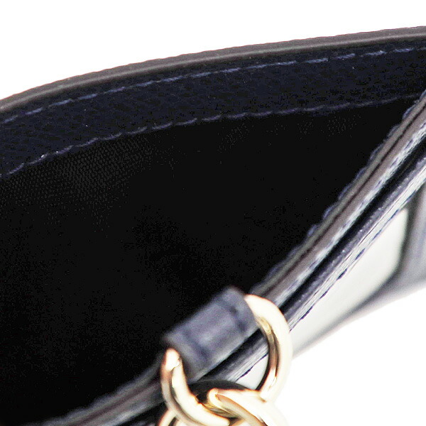 Furla Leather ID Holder Blue - Image 5