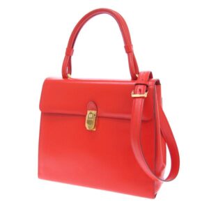 Loewe Anagram Vanity Handbag Red
