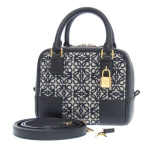 Loewe Amazona 16 Square Anagram Jacquard Bag