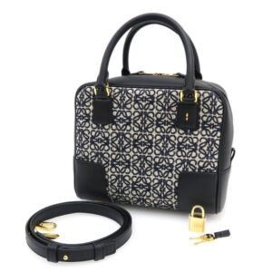 Loewe Amazona 19 Square Anagram Jacquard Bag