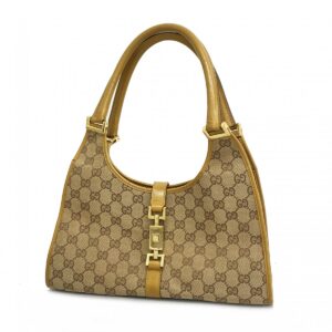 Gucci Jackie GG Canvas Handbag Brown