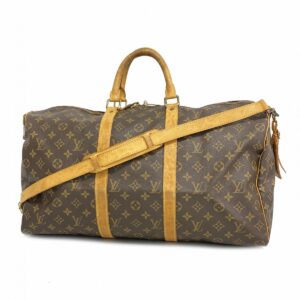 Louis Vuitton Keepall Bandouliere 50 Boston Bag Monogram Brown