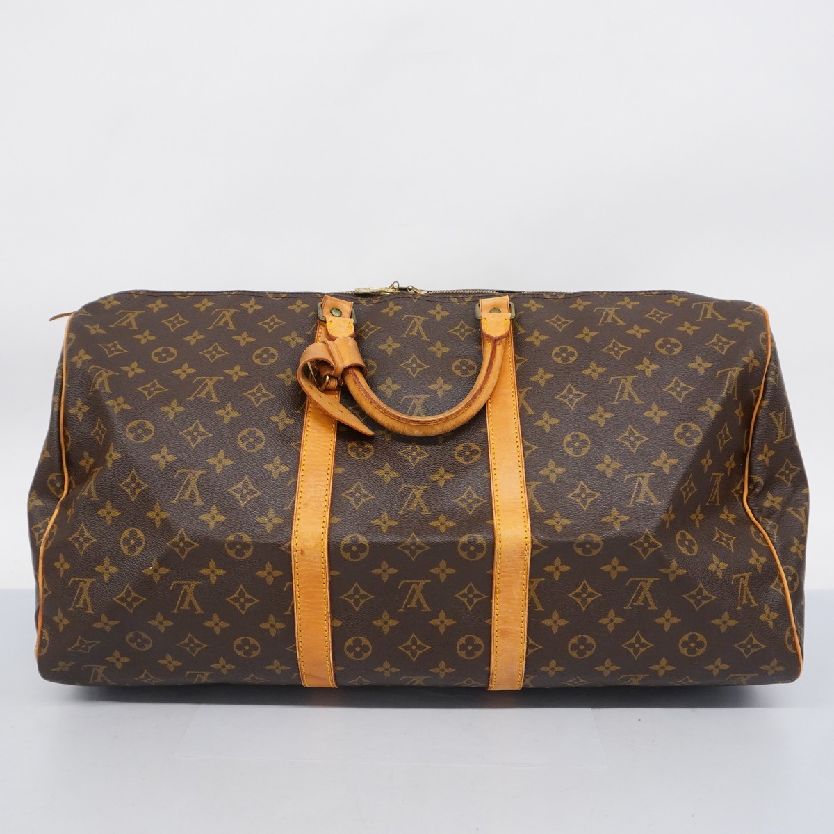 Louis Vuitton Monogram Keepall Boston Bag Brown - Image 16