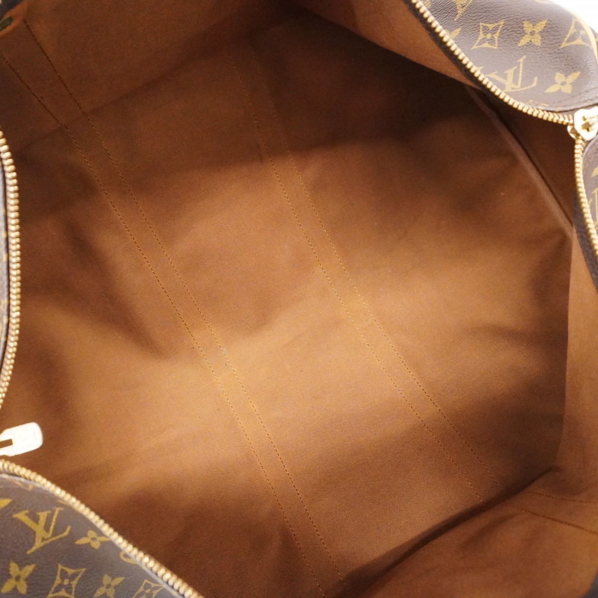 Louis Vuitton Monogram Keepall Boston Bag Brown - Image 4