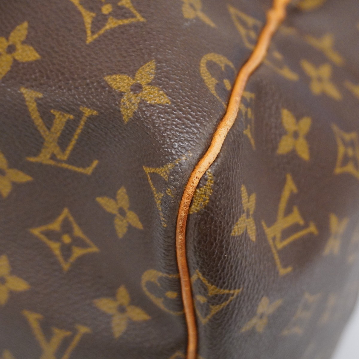 Louis Vuitton Monogram Keepall Boston Bag Brown - Image 7