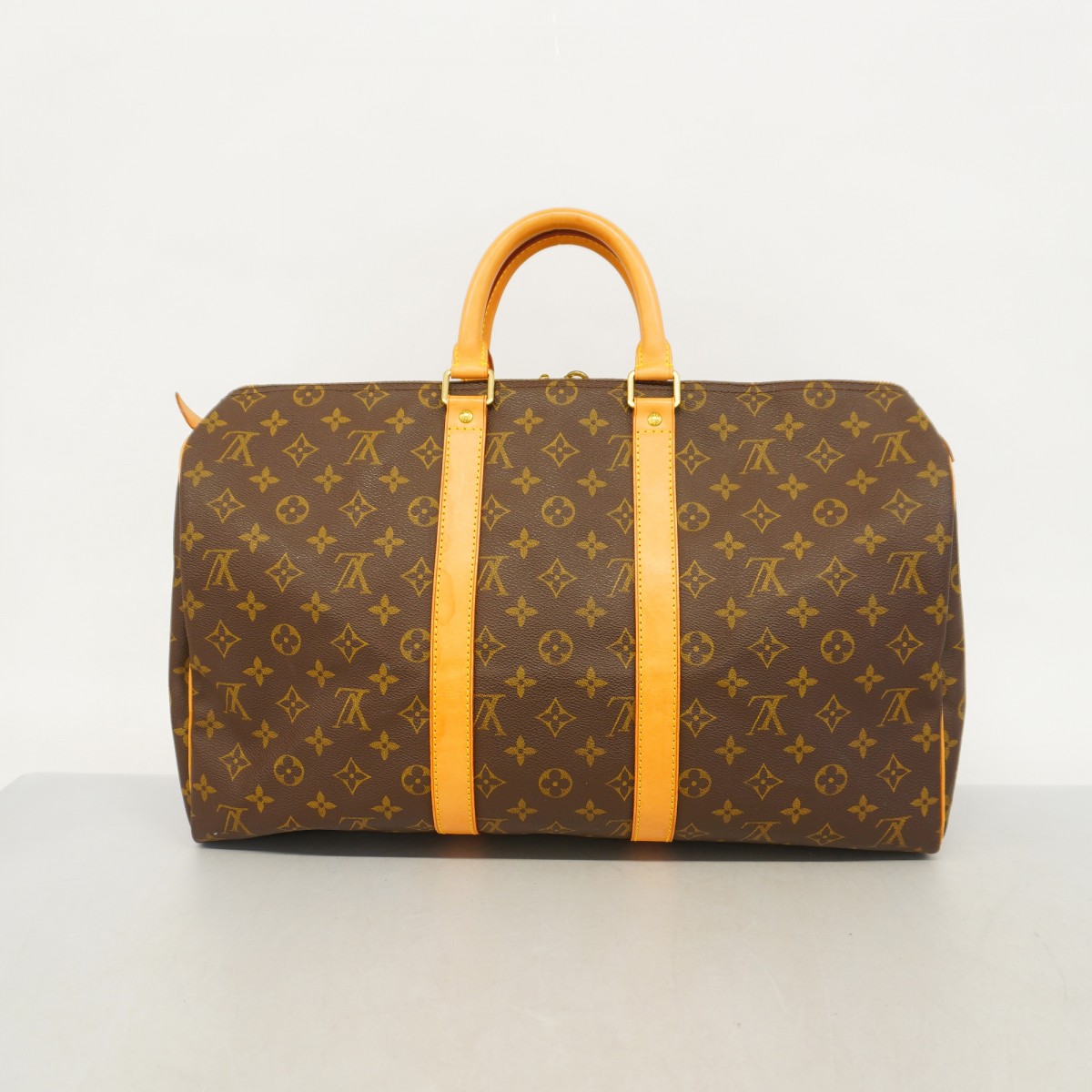 Louis Vuitton Monogram Keepall 45 Boston Bag Brown - Image 13