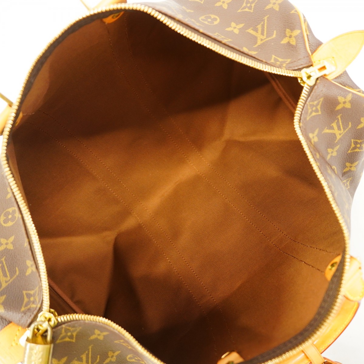 Louis Vuitton Monogram Keepall 45 Boston Bag Brown - Image 4