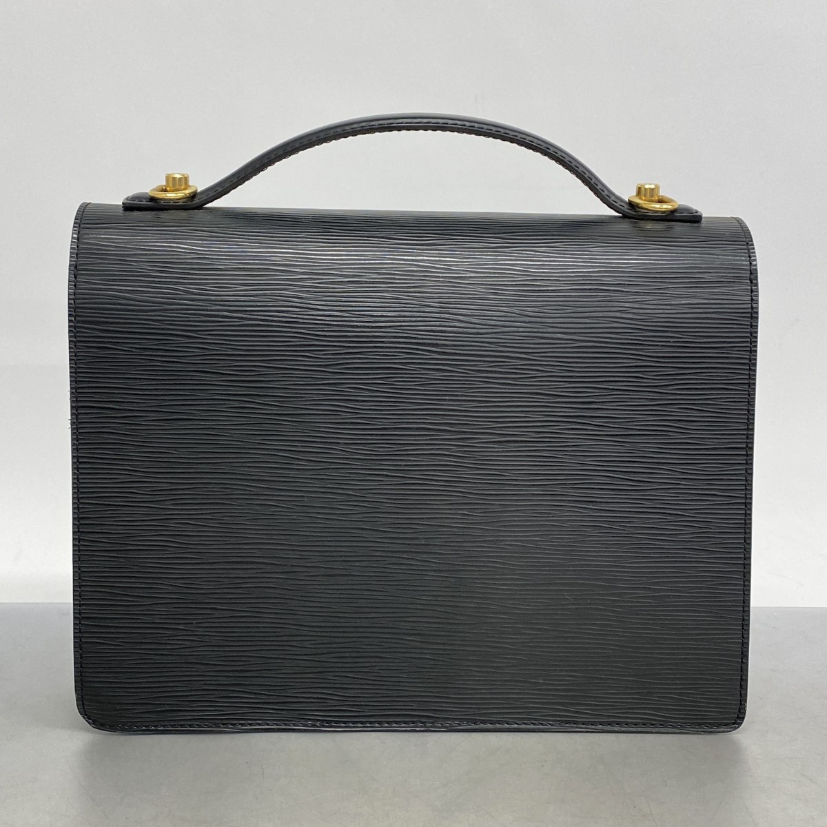Louis Vuitton Epi Monceau Handbag Black - Image 11