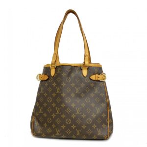 Louis Vuitton Monogram Batignolles Vertical Tote Bag Brown