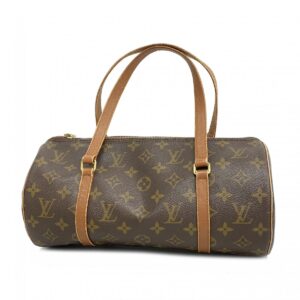Louis Vuitton Monogram Papillon 30 Handbag Brown