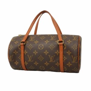 Louis Vuitton Monogram Papillon 26 Handbag Brown