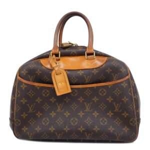 Louis Vuitton Monogram Deauville Handbag Brown