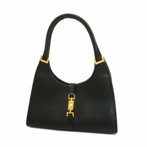 Gucci Jackie Leather Handbag Black