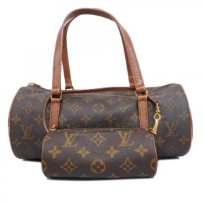 Louis Vuitton Monogram Papillon 30 Handbag Brown
