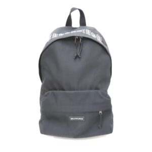 Balenciaga Explorer Backpack Daypack Nylon Black