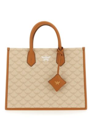 MCM Himmel Tote Bag Beige