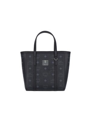 MCM Mini Aren Satchel Shoulder Bag Black