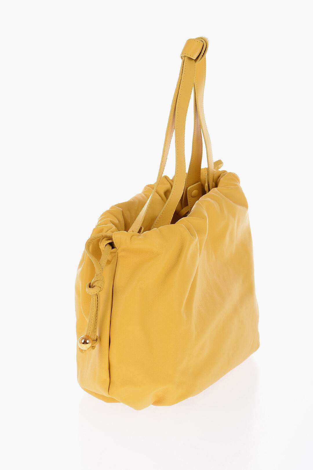 Bottega Veneta Nappa Leather Bag Yellow - Image 2