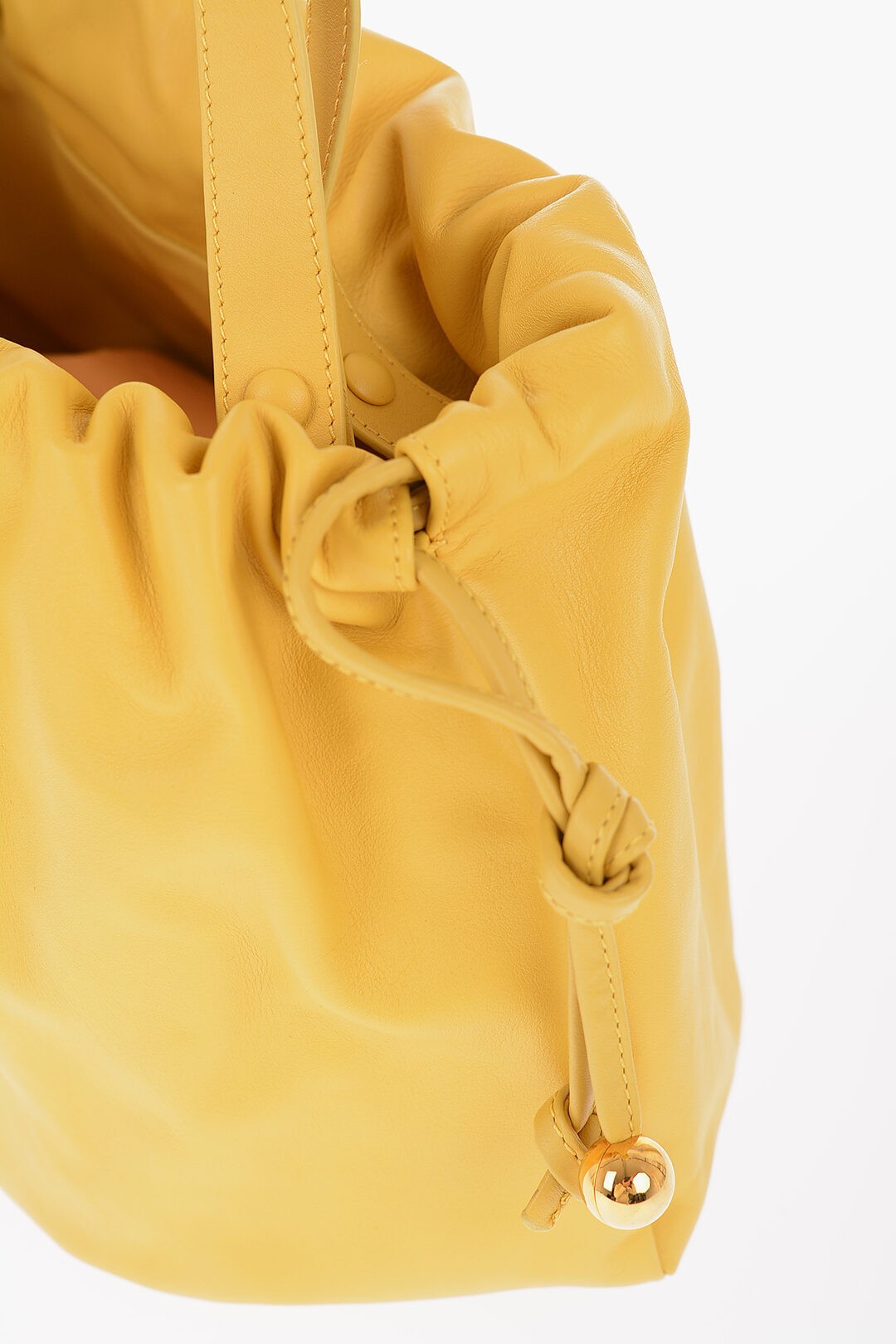 Bottega Veneta Nappa Leather Bag Yellow - Image 3