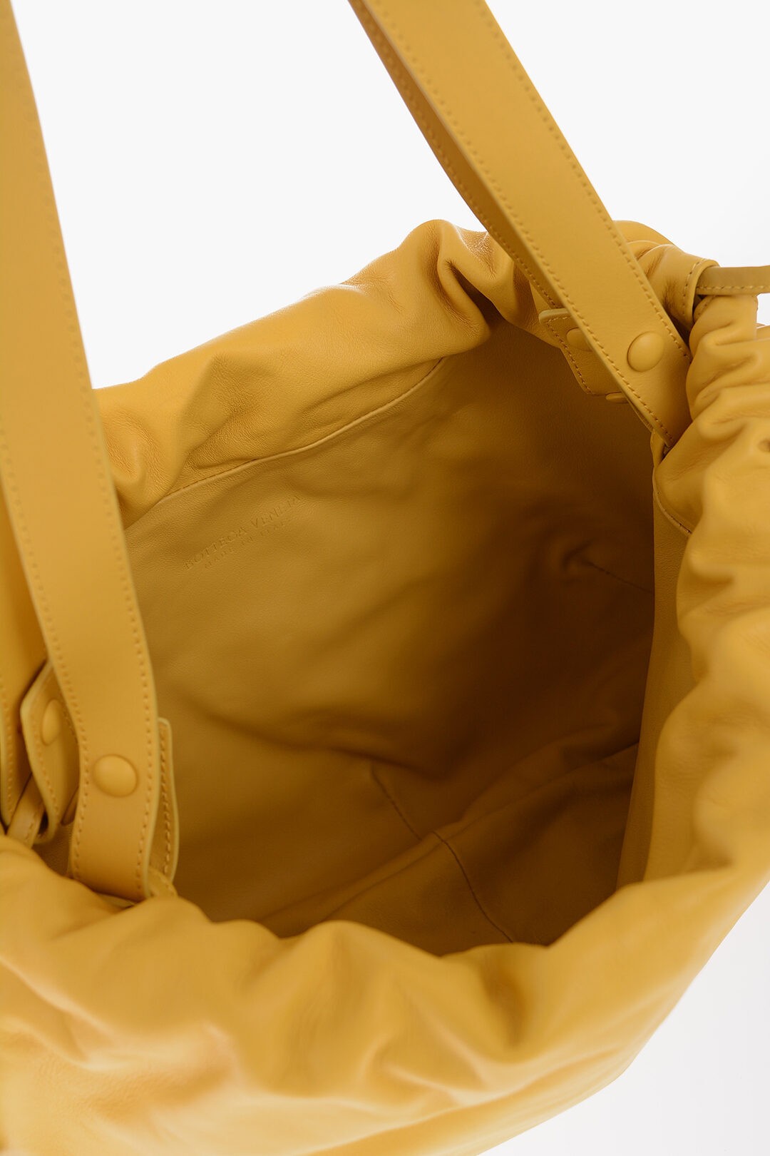 Bottega Veneta Nappa Leather Bag Yellow - Image 4