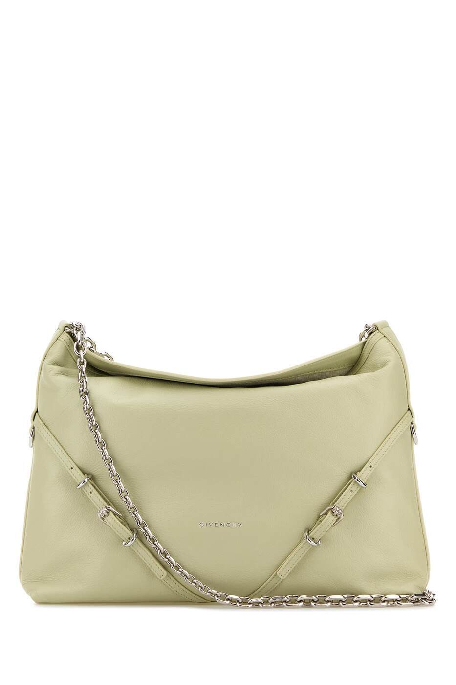 Givenchy Almond Green Leather Shoulder Bag Green