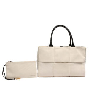 Bottega Veneta Canvas Arco Tote Bag