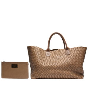 Bottega Veneta Hippo GM Intrecciato Leather Tote Bag