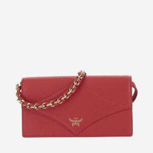 MCM Chain Shoulder Bag Red