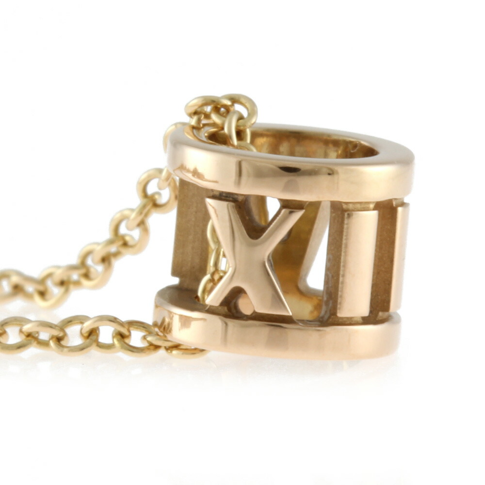 Tiffany Atlas Open Mini Necklace Pink Gold - Image 5