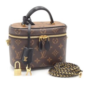 Louis Vuitton Vanity PM Reverse Crossbody Shoulder Bag Brown