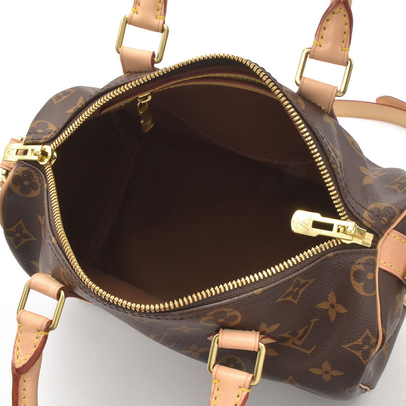 Louis Vuitton Speedy Bandouliere 25 Monogram Crossbody Bag Brown - Image 5