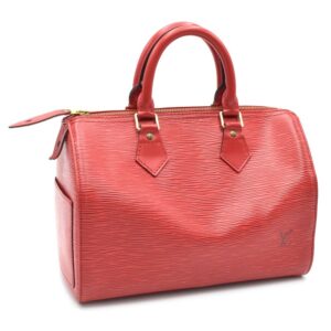 Louis Vuitton Speedy 25 Epi Boston Bag Castilian Red