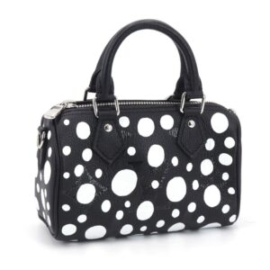 Louis Vuitton LV x YK Nano Speedy Handbag Empreinte Black